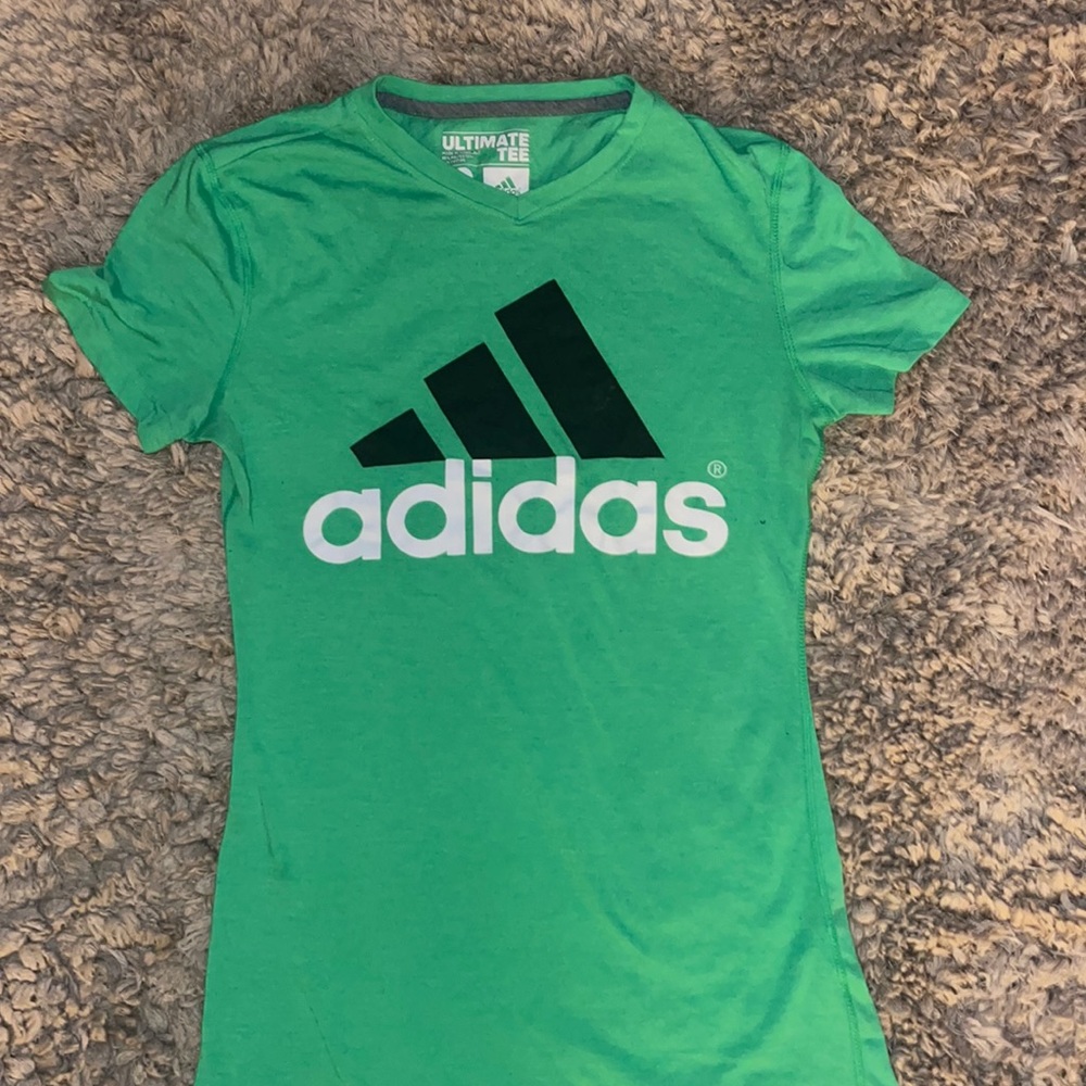 Green Adidas Ultimate Tee Women